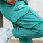 Green Cargo Sweat Pants