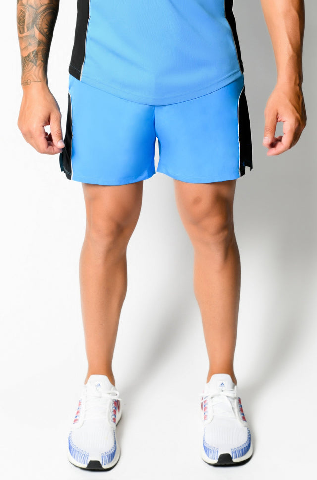 Blue/Black Active Shorts