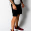 Black/Lt. Sports Htr. Sweat Shorts