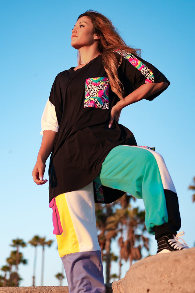 Black/White Oversized T-Shirt