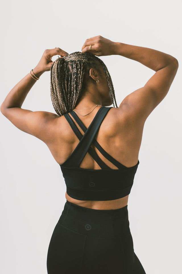 Black Sports Bra - SewSewYou