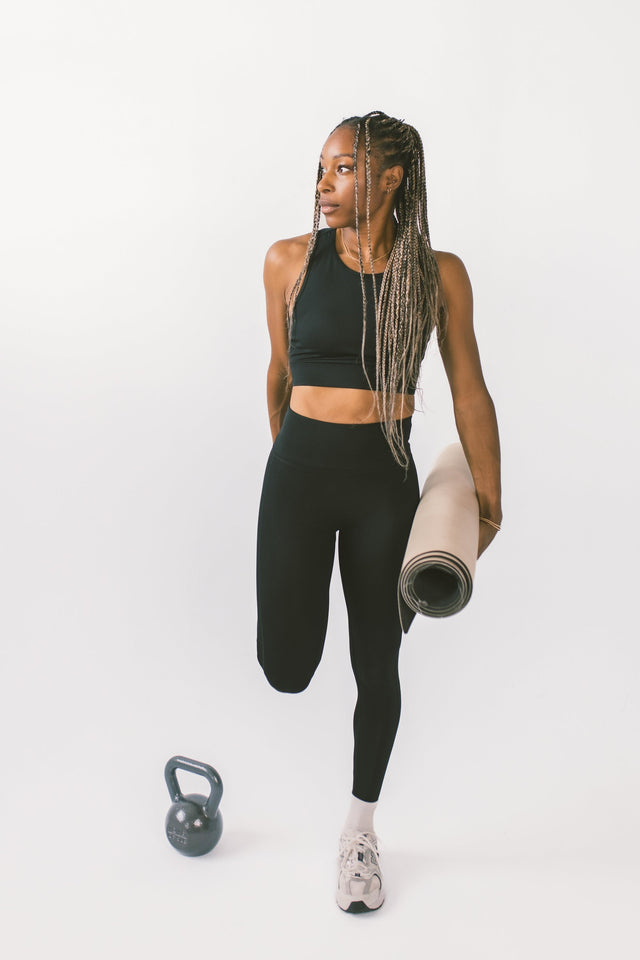 Black Sports Bra - SewSewYou