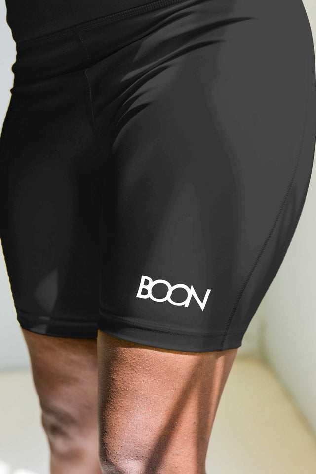 BOON SS22 Black Biker Shorts - SewSewYou