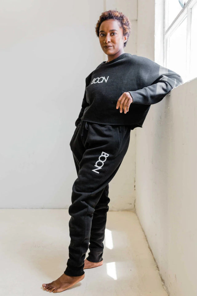 BOON SS22 Black Jogger Pants - SewSewYou