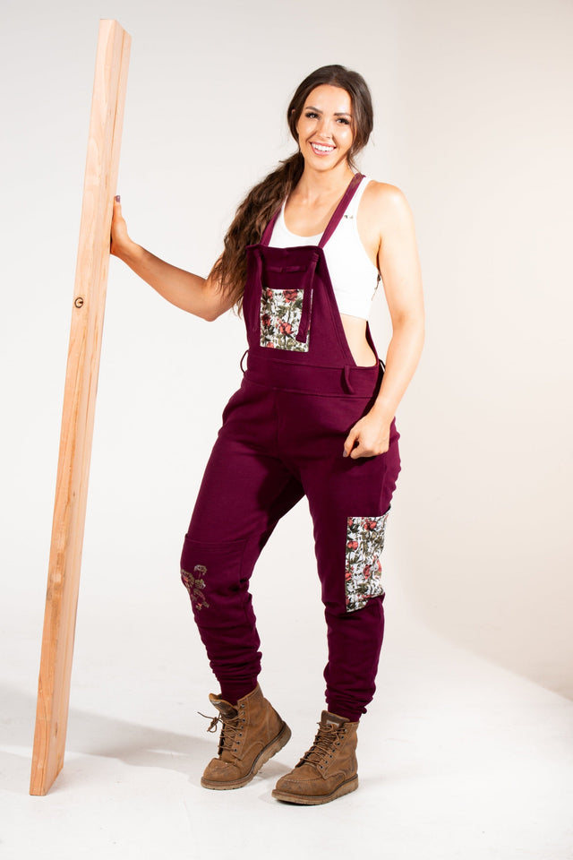 Burgundy Overall - SewSewYou