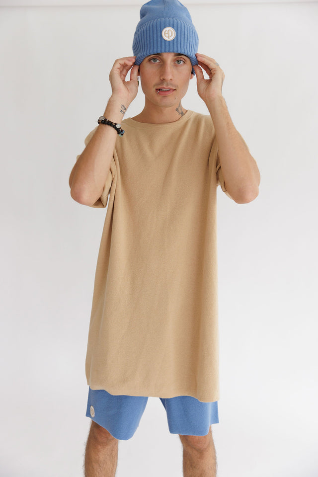 Ephina AW21 Collection Chamois Oversized T-Shirt - SewSewYou