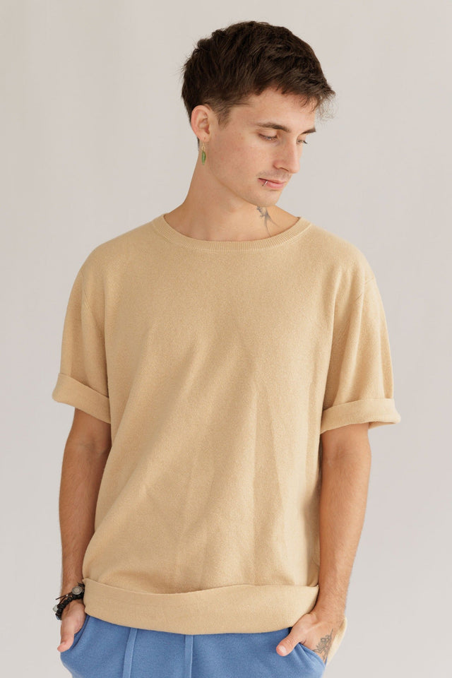 Ephina AW21 Collection Chamois Oversized T-Shirt - SewSewYou