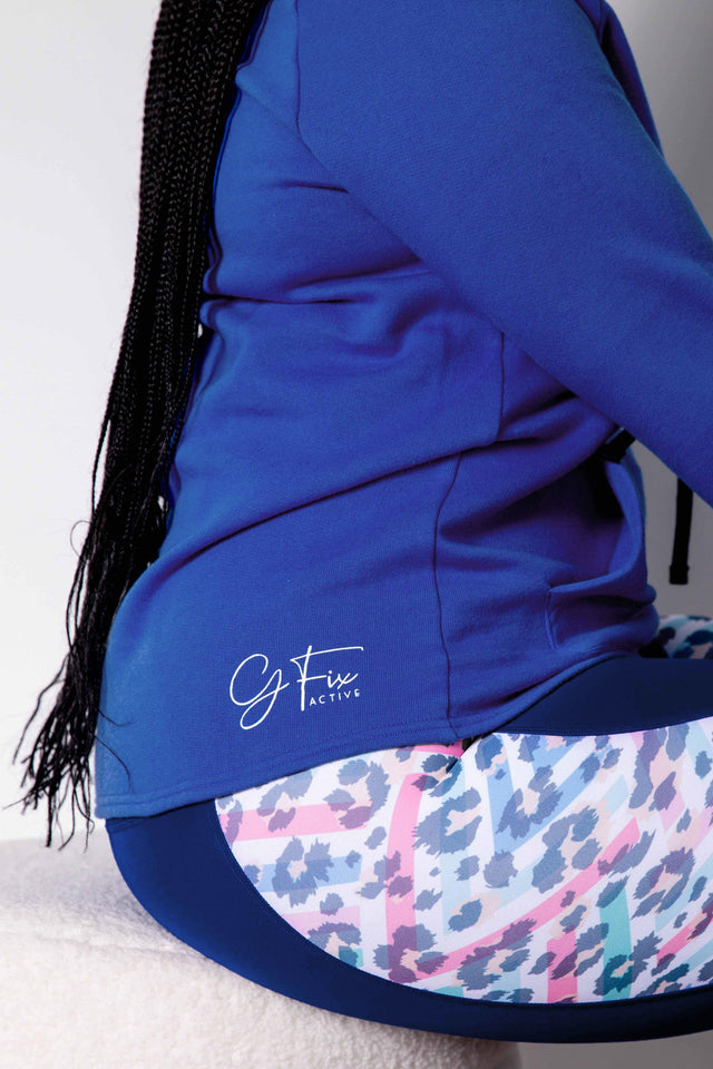 GFix Active Freedom SS22 Royal Blue Hoodie - SewSewYou