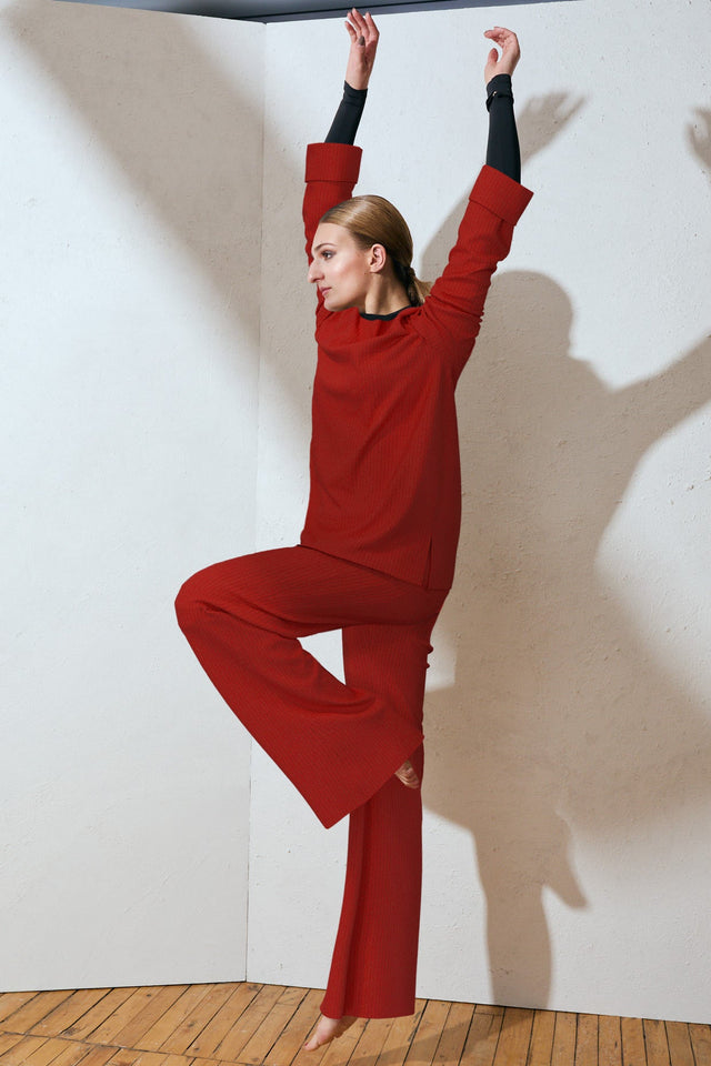 Impulse Collection Crimson Flare Lounge Pants - SewSewYou