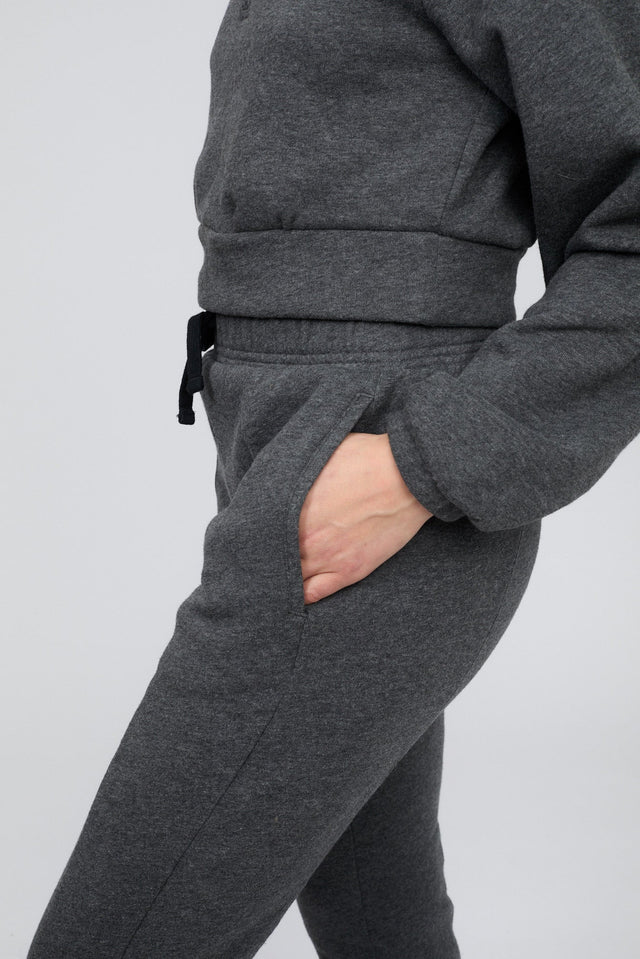 Impulse Collection Dk. Grey Htr. Jogger Pants - SewSewYou