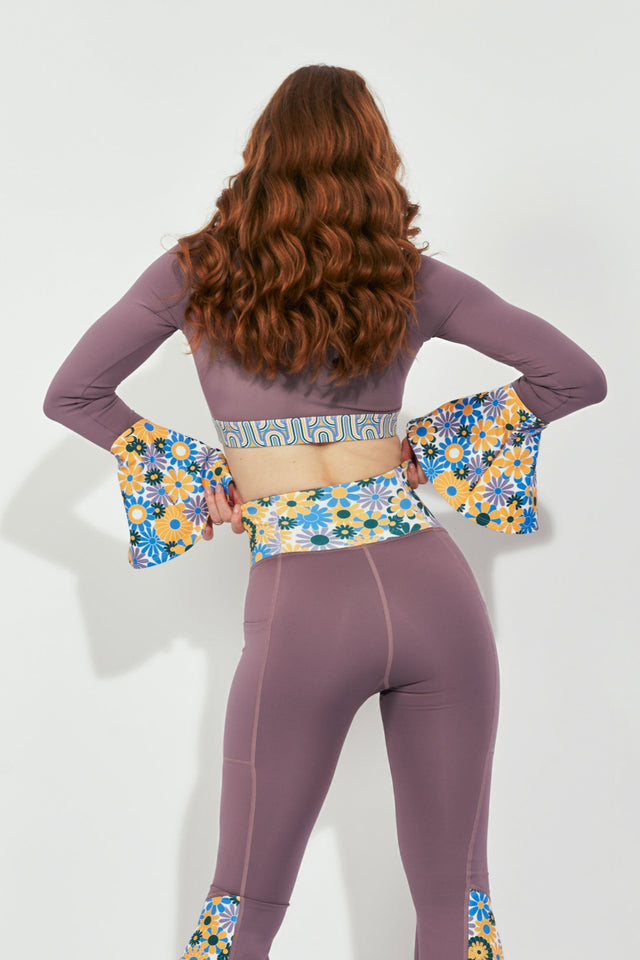 Melissa Becraft SS23 Comeback Lilac/Print Long Sleeve Top