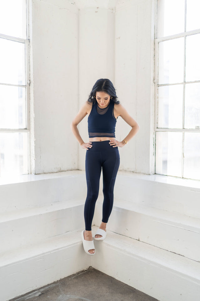 Ong Squad SS23 Navy Leggings - SewSewYou