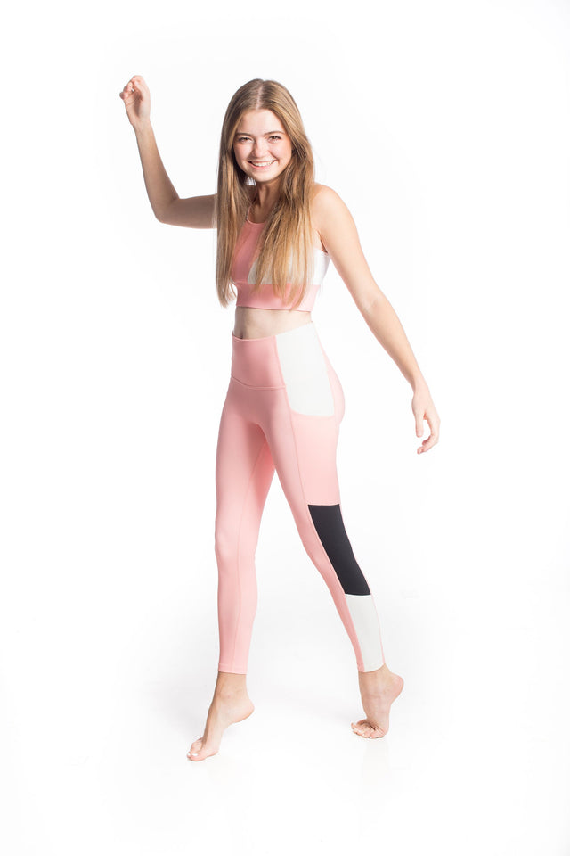 Spread Kindness Salmon Leggings - SewSewYou