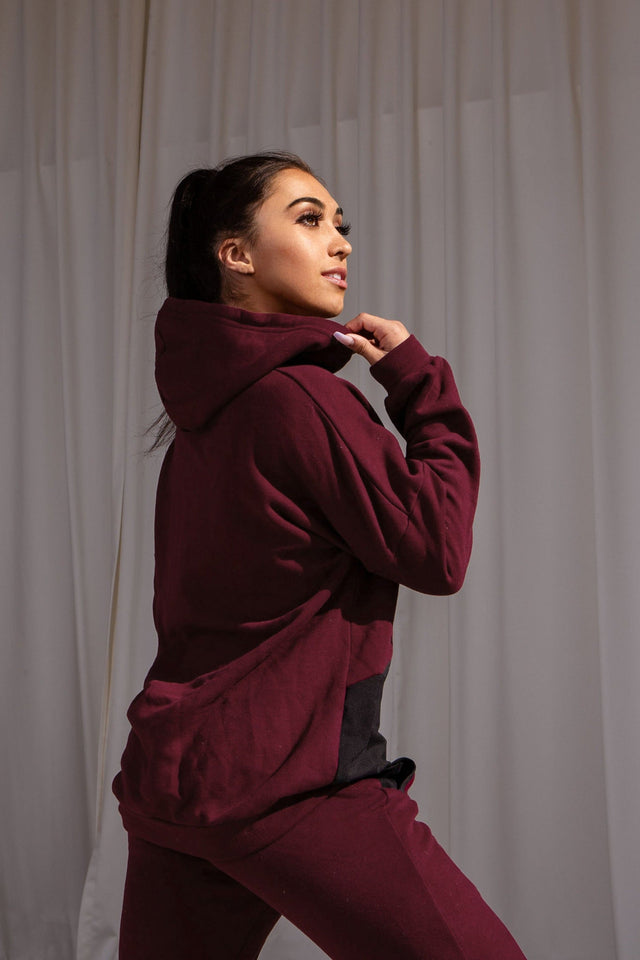 Unstoppable Me SS22 Maroon Jogger Pants - SewSewYou