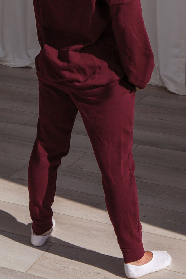 Unstoppable Me SS22 Maroon Jogger Pants - SewSewYou