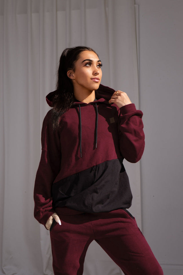 Unstoppable Me SS22 Maroon Jogger Pants - SewSewYou